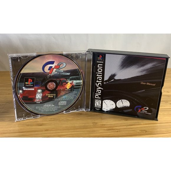 Gran Turismo 2 Double Disc Set PS1 Complete w/ Manuals - Picture 2 of 3